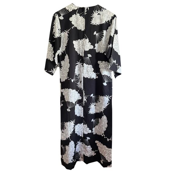 TORI RICHARD Liberty House 70s Vintage Woman's Kimono Style Japanese Print Dress - Picture 2 of 8